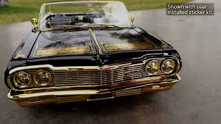 The Redcat SixtyFour Special Edition Gold Digger 1964 Chevrolet Impala Hopping Lowrider [upl. by Knipe]