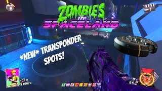 NEW TRANSPONDER SPOTS  INFINITE WARFARE ZOMBIES GLITCHING [upl. by Ydnil]