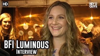 Romola Garai  BFI Luminous Gala Red Carpet Interview [upl. by Oiragelo]