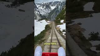 The Roller Coaster Where You Control the Speed shorts [upl. by Yttig]