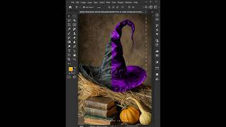 Adobe Photoshop Tutorial  How to change color witch realistic photoshop photoshoptutorial [upl. by Gilson858]