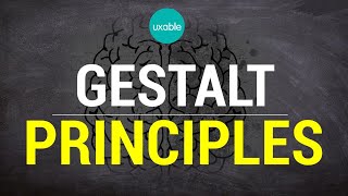 Gestalt Principles  UX  Vital Principles Covered [upl. by Yelekreb]