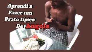 FIZ UMA COMIDA TÍPICA DE ANGOLA [upl. by Ati]