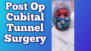 Post Op Cubital Tunnel Surgery  Vlog 17 surgeryday surgeryvlog postoprecovery [upl. by Akemed]