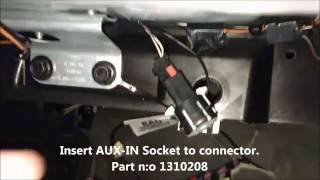 Ford Focus 2006 AUXIN installation for 6000CD [upl. by Sezen]