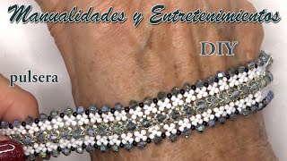 DIY  Pulsera Chantal 💎💎💎 [upl. by Ecinhoj228]