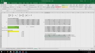 Eigenvalores y eigenvectores con EXCEL  Análisis Dinámico de estructuras 2 [upl. by Ertemed]