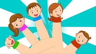 Finger Family Nursery Rhyme  Children and Baby Songs [upl. by Airot]