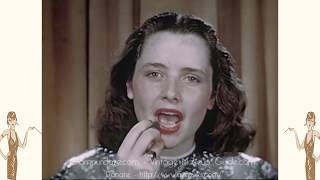 Vintage 1940s Makeup Tutorial Film  1946 [upl. by Ceciley425]