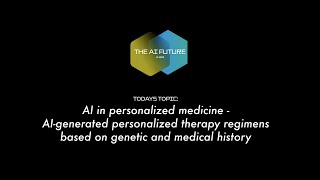 EPISODE 02 AI in personalized medicine AI generated personalized therapy regimens based on genetic [upl. by Estelle372]