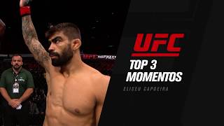 UFC Wichita Os 3 momentoschave de Elizeu Capoeira [upl. by Ranee]