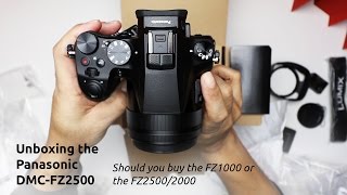 PANASONIC LUMIX FZ2500 FZ2000 SHOULD I UPGRADE UNBOXING MY NEW point and shoot [upl. by Ikkela643]