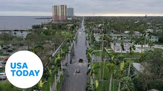 Hurricane Ian tears through Florida with strong winds and heavy rainfall  USA TODAY [upl. by Moseley]