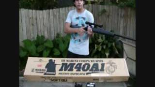 Tanaka Works M40A1 Airsoft Gun Review [upl. by Merilyn]