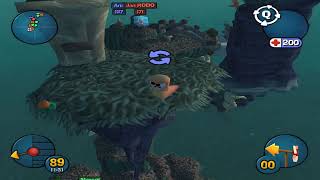 Worms 3D gameplay [upl. by Anertak513]