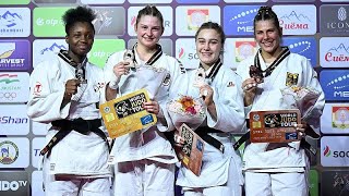 Championnats du monde junior de judo à Douchanbé  une troisième journée pleine démotions [upl. by Eisoj575]