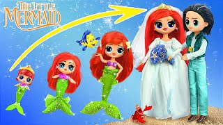 The Little Mermaid Growing Up  31 DIYs for LOL OMG [upl. by Brost]