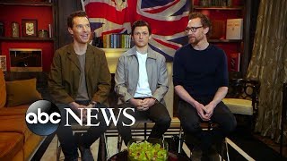 Benedict Cumberbatch Tom Hiddleston and Tom Holland dish on Avengers Infinity War [upl. by Apilef]