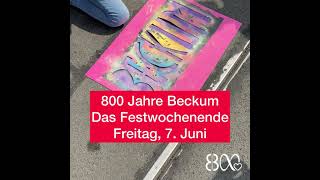 800 Jahre Beckum – Das Jubiläumswochenende – Freitag 8 Juni [upl. by Garv606]