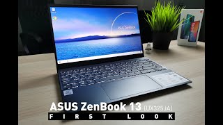 ASUS ZenBook 13 UX325JA First Look [upl. by Ardnama]