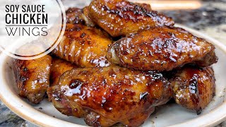 Soy Sauce Chicken Wings  Quick Easy And Flavorful Party Appetizer Recipe [upl. by Sandler]