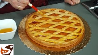 Crostata di marmellata morbida con confettura di albicocche  dolci jam tarts [upl. by Jonas277]