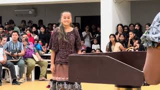 Part 1 11th Graders Chuuk high school recognition day [upl. by Natsyrk183]