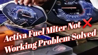 activa fuel meter not working how to repair activa fuel meter [upl. by Enilram394]