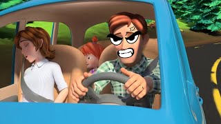 Cocomelon Are We There Yet Song Funny Laughing and Cute Facial Expressions [upl. by Erda]