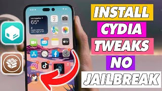 How to Get Cydia Tweaks Repo on iOS 16 No Jailbreak Work 100 [upl. by Cressida]