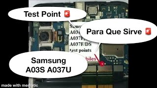 Test Point Samsung A03S A037F y Para Que Sirve 😱🚂🥳✅🙏👀 [upl. by Navac859]