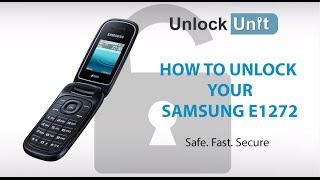 UNLOCK Samsung E1272  HOW TO UNLOCK YOUR Samsung E1272 [upl. by Grobe]