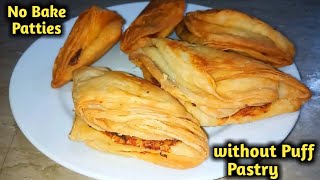 ALOO PATTIES RECIPE WITHOUT OVEN  POTATO PATTIES With Homemade Dough [upl. by Artied]