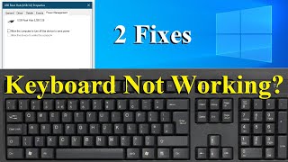 How to Fix Computer Keyboard Not Working  Windows 11 10 [upl. by Gabriella909]