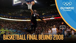 USA v Spain  Full Mens Basketball Final  Beijing 2008 Replays [upl. by Ayouqat]