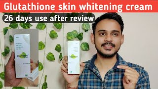 Glutathione skin whitening cream  Glutaflow cream honest review  skin whitening cream [upl. by Odrautse]