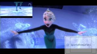 Dutch Warning FROZEN Elsa  Laat het los Laat het gaan Sparta Imperial remix [upl. by Morly636]