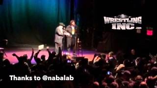 Mick Foley Appears At Jim Ross One Man Show In NYC [upl. by Rois]