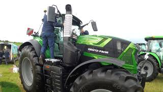 2024 DeutzFahr 8280 Warrior JAVA GREEN TTV Agrotron 61 Litre 6Cyl Diesel Tractor 287 HP [upl. by Dnalevelc]