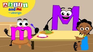 Meet Letter M  Learn the Alphabet with Akili  Cartoons from Africa for Preschoolers [upl. by Imena394]