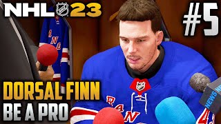 NHL 23 Be a Pro  Dorsal Finn Goalie  EP5  BEST SLIDERS [upl. by Tani542]