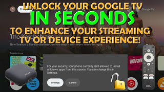 🔓 Unlock Your Google TV in Seconds 🔓 [upl. by Ledif501]