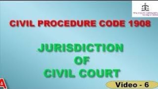 jurisdiction of civil court [upl. by Onra]