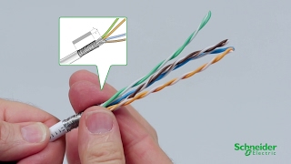 How to Connect SOne Shielded Connector with SFTP Cable  Schneider Electric [upl. by Idalina]