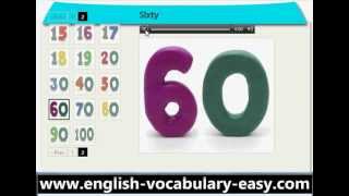 English Vocabulary Numbers httpwwwfacileanglaiscom [upl. by Patrizia]