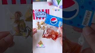 DIY Pepsi amp popcorn 🍿🥤🤤 shorts tonniartandcraft diy love craft art [upl. by Airoled]