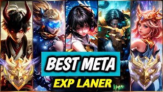 10 BEST META EXP LANE HEROES 2024  Mobile Legend Tier List [upl. by Lupe]