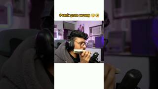 Prank gone wrong 😂🤣 triggeredinsaan fukrainsaan viral shorts [upl. by Rabbaj]