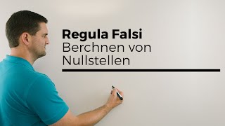 Regula Falsi zum Berechnen von Nullstellen näherungsweise  Mathe by Daniel Jung [upl. by Cornela]