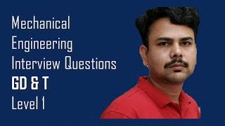 GDampTMechanical engineering Interview Questions Dimus Tutorials [upl. by Morril263]